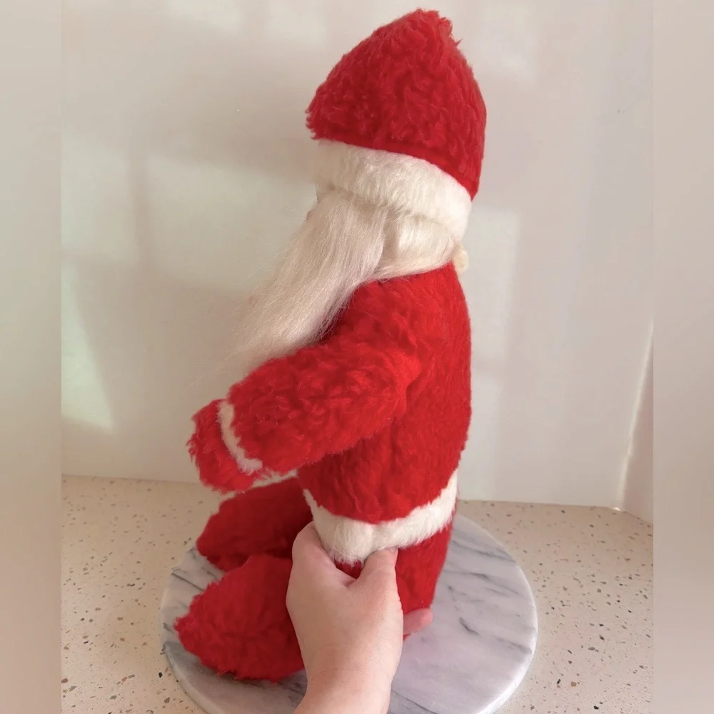 Vintage‎ MCM Red Santa Claus Plush Doll
